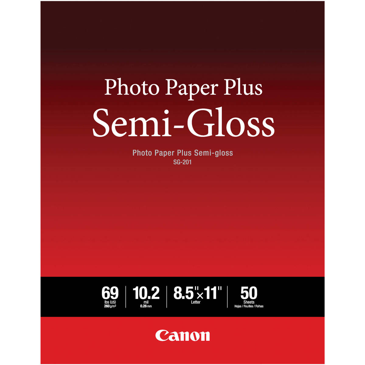 Image of Canon Plus Semi-Gloss Photo Paper (8.5x11&quot;)