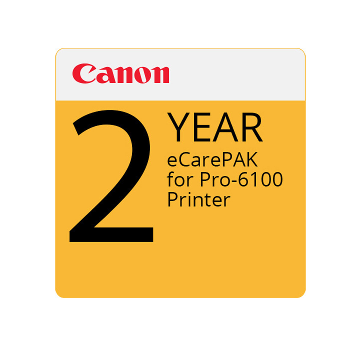 

Canon 2 Year eCarePAK Extended Service Plan for PRO-6100 Printer