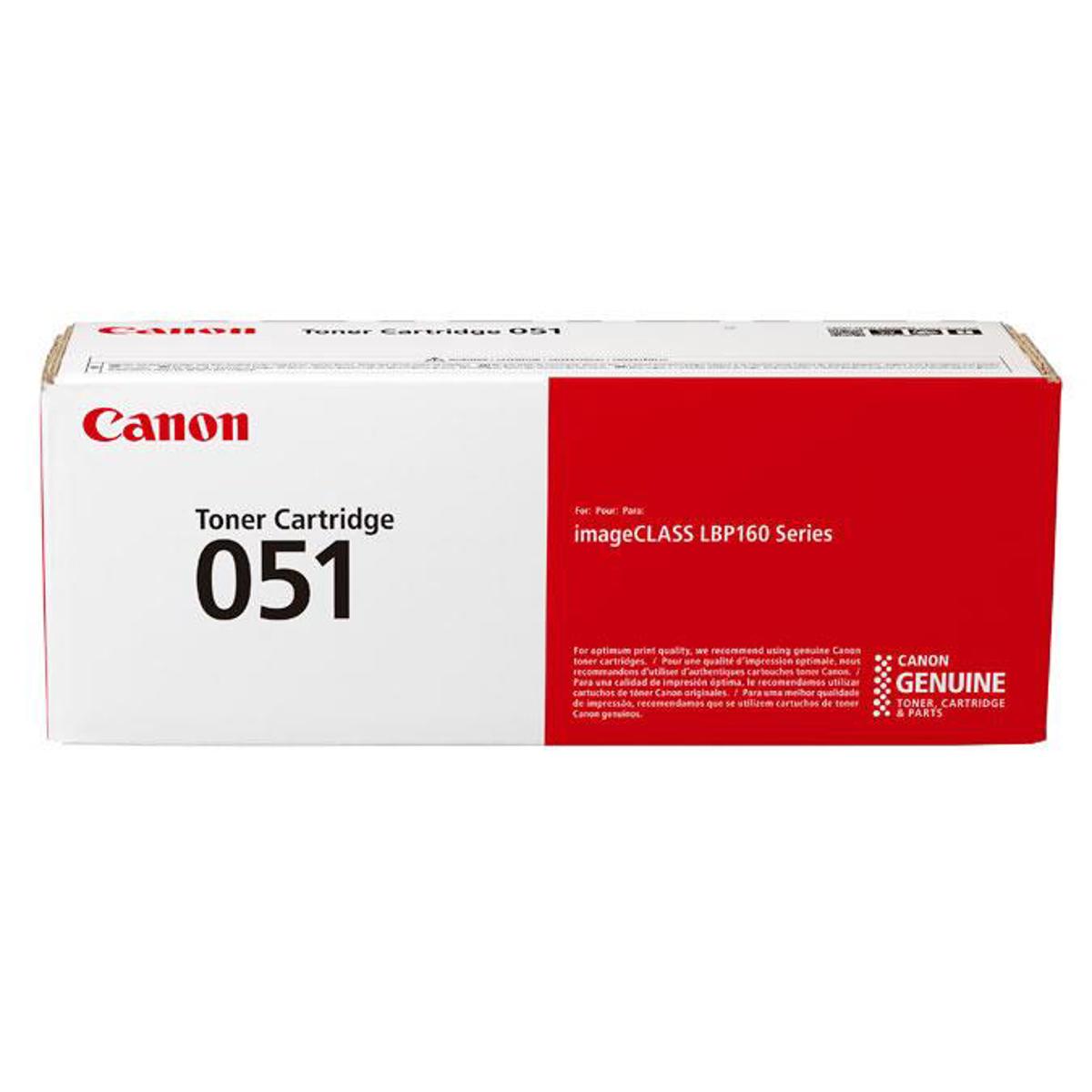 

Canon 051 Black Toner Cartridge for LBP160 Series Printer, 1700 Pages Yield