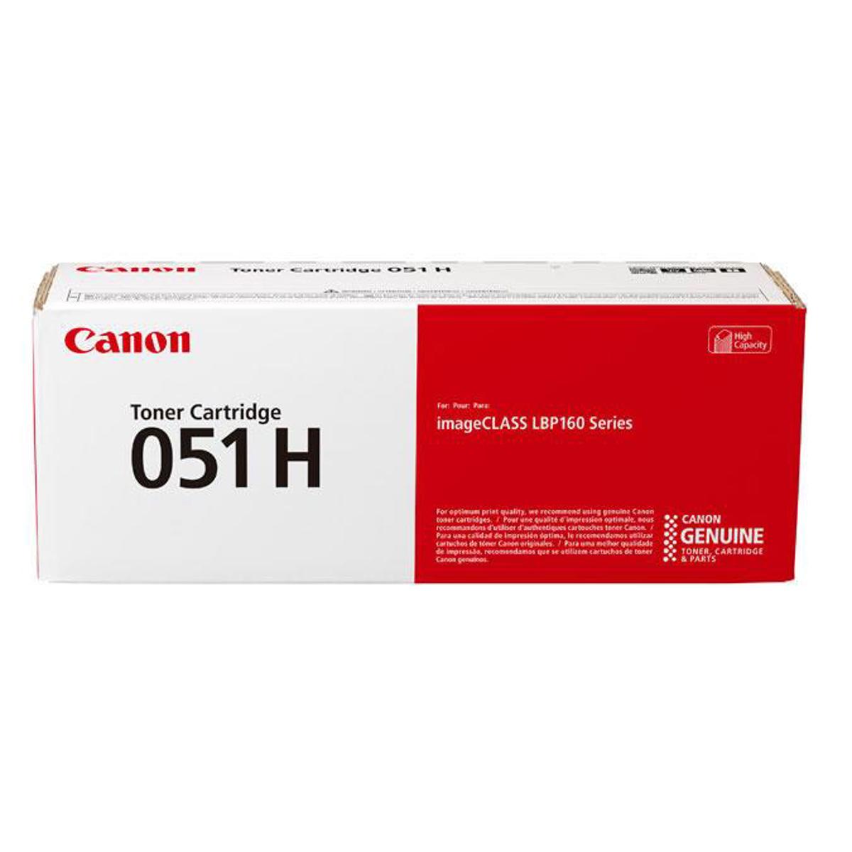 Черный тонер-картридж Canon 051H для принтера серии LBP160, производительность 4000 страниц