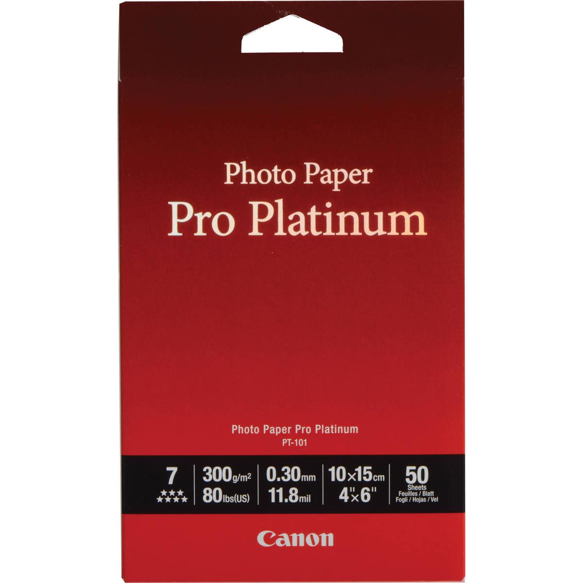 Image of Canon Pro Platinum High Gloss Photo Inkjet Paper