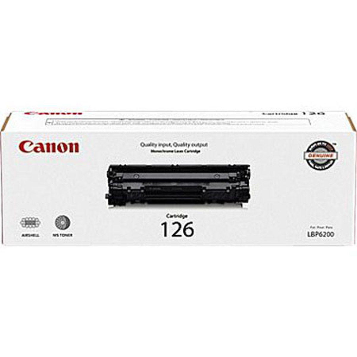 

Canon 126 Black Toner Cartridge for LBP-6200/LBP-6200D Printer