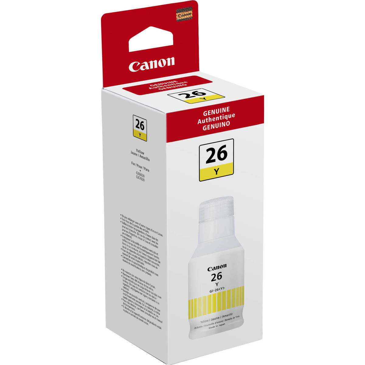 

Canon GI-26 Pigment Yellow Ink Bottle for Select MAXIFY Printers