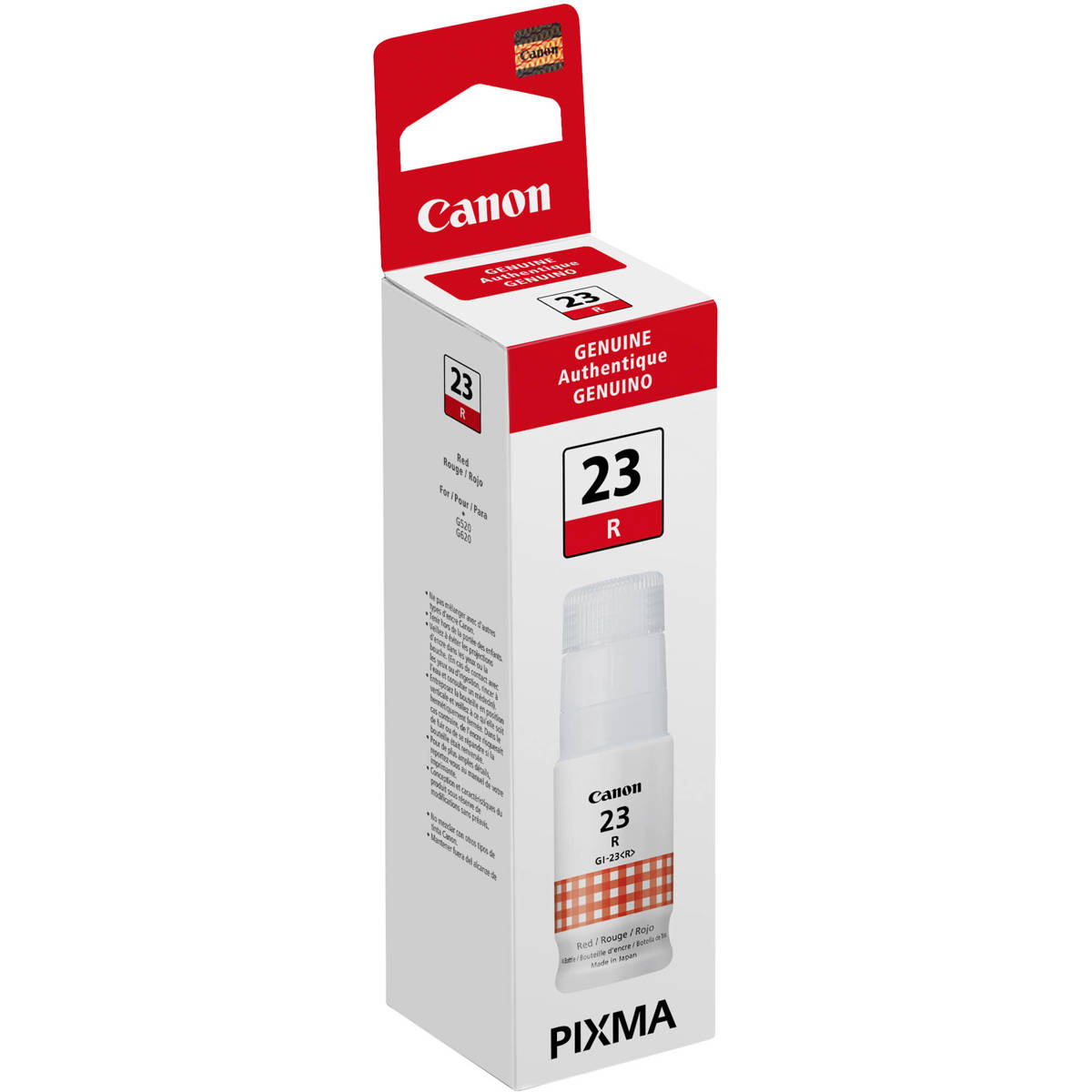 

Canon GI-23 Red Ink Bottle for PIXMA G620 Wireless MegaTank Photo AIO Printer