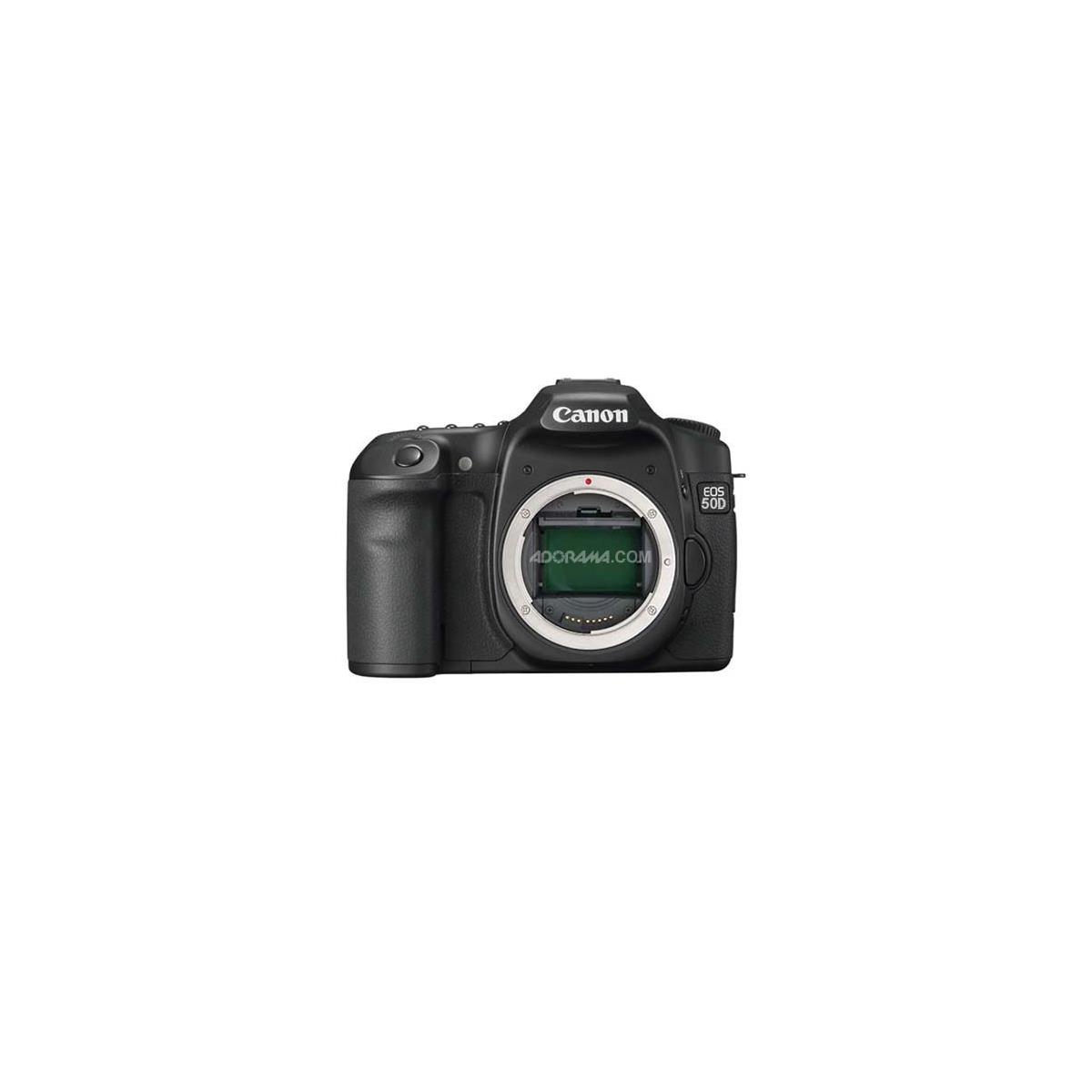 Canon EOS 50D DSLR Camera Body, 15.1MP, Black -  2807B006