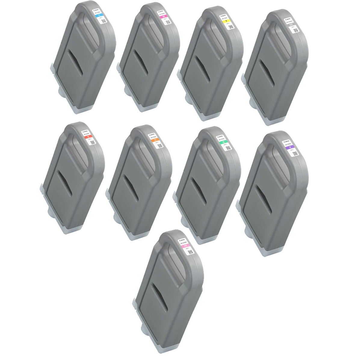 

Canon PFI-2700 700ml 9-Color Pigment Ink Tank Bundle for GP-2000/4000 Printers