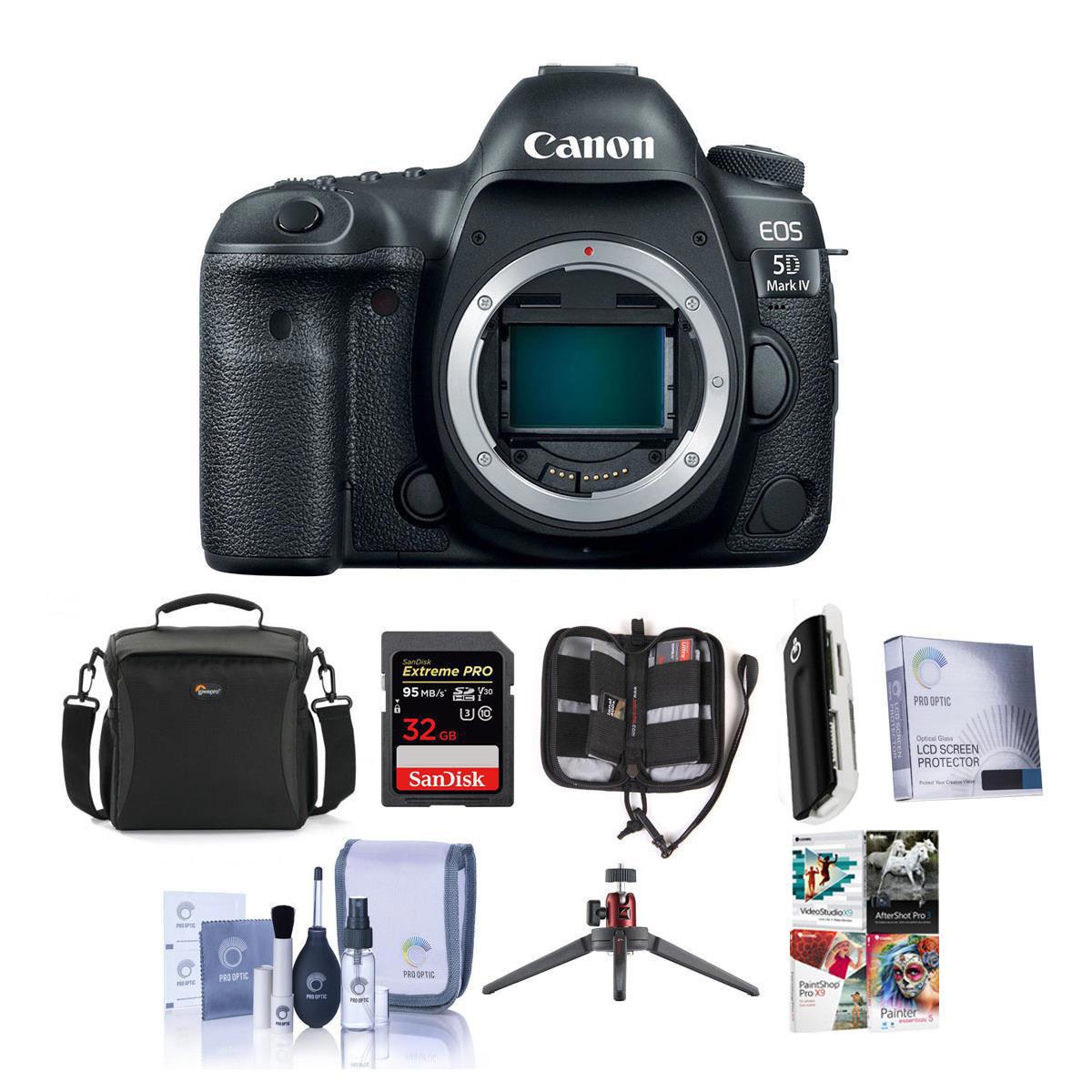 

Canon EOS 5D Mark IV DSLR Body with Canon Log With Free Accessory Bundle
