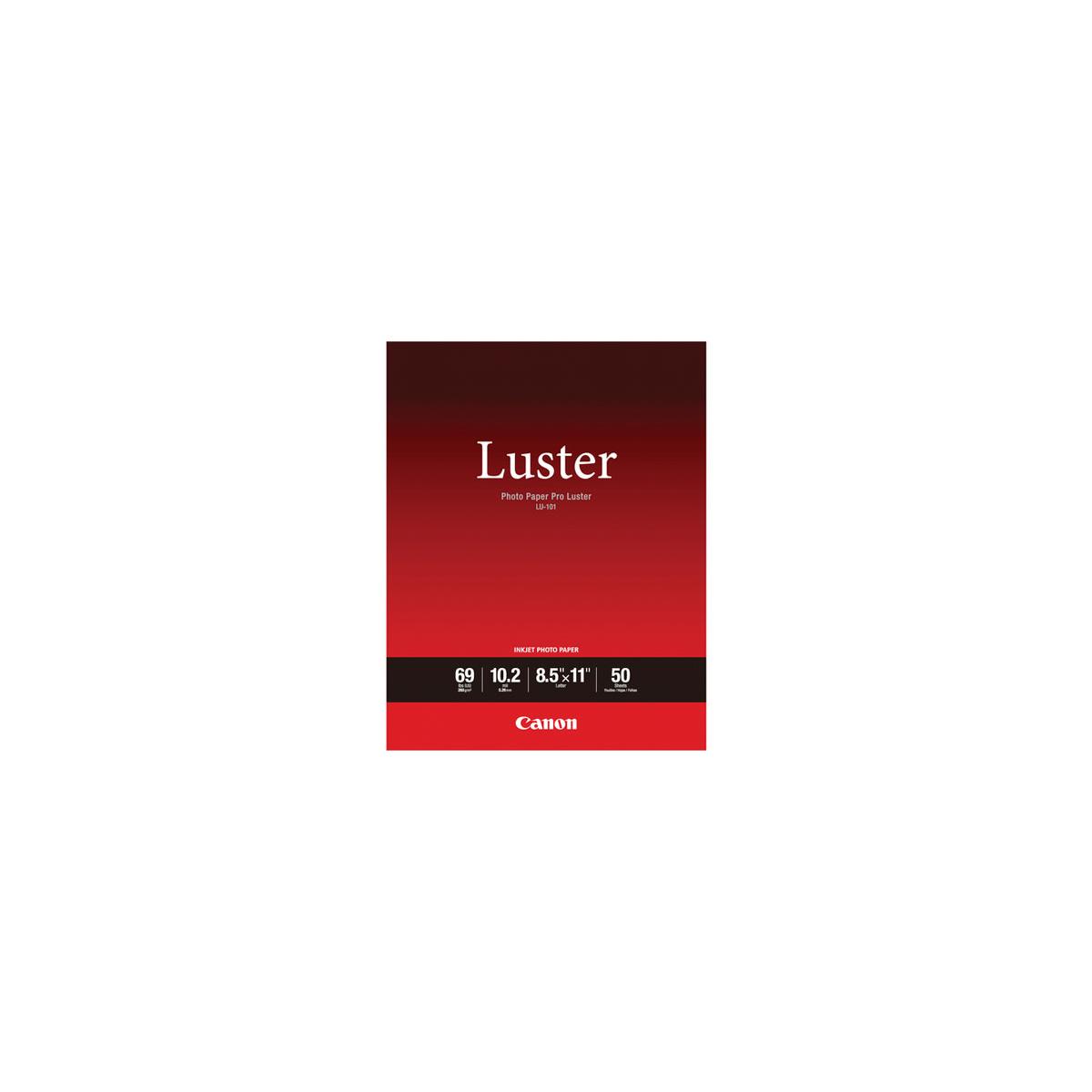 Image of Canon LU-101 Pro Luster Photo Paper (8.5x11&quot;)
