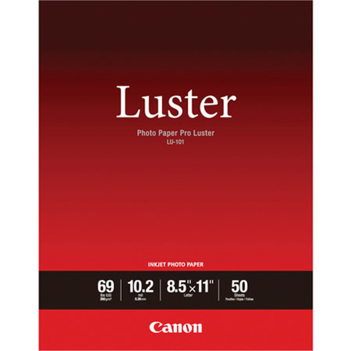 Image of Canon LU-101 Pro Luster Photo Paper (8.5x11&quot;)