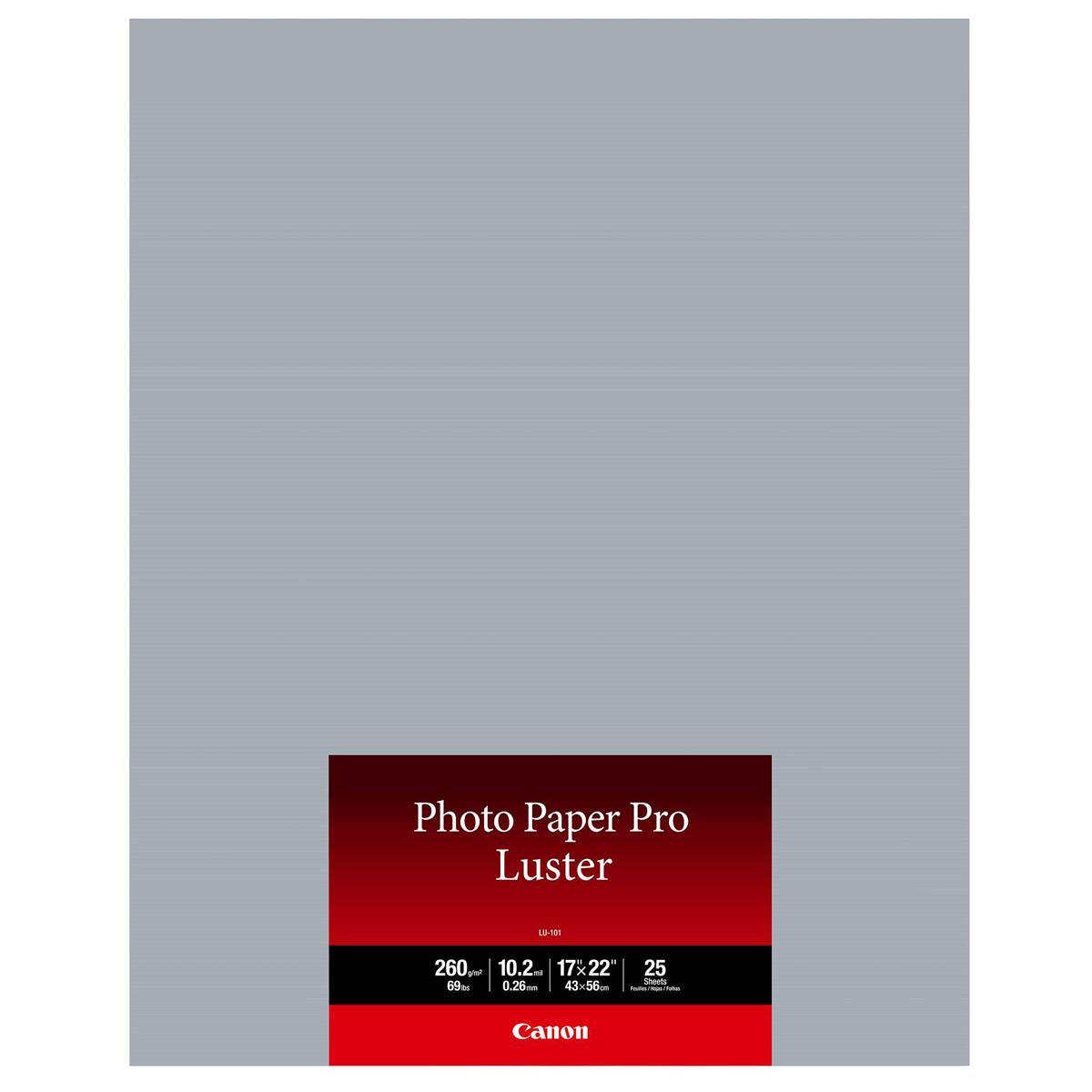 Image of Canon LU-101 Luster Photo Paper (17x22&quot;)