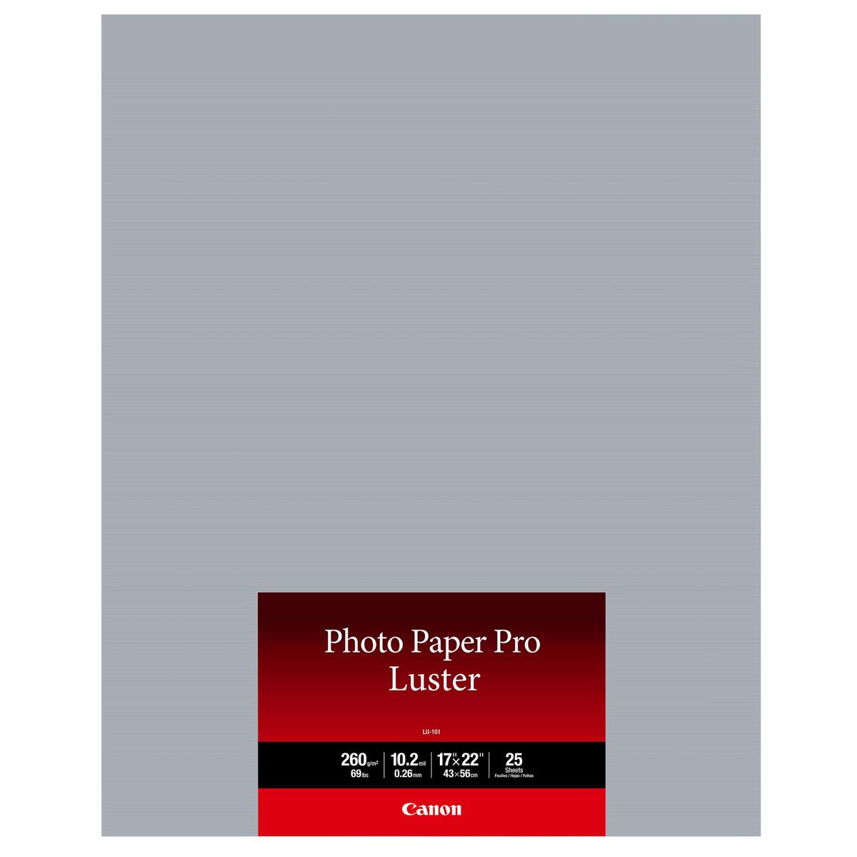 Image of Canon LU-101 Luster Photo Paper (17x22&quot;)