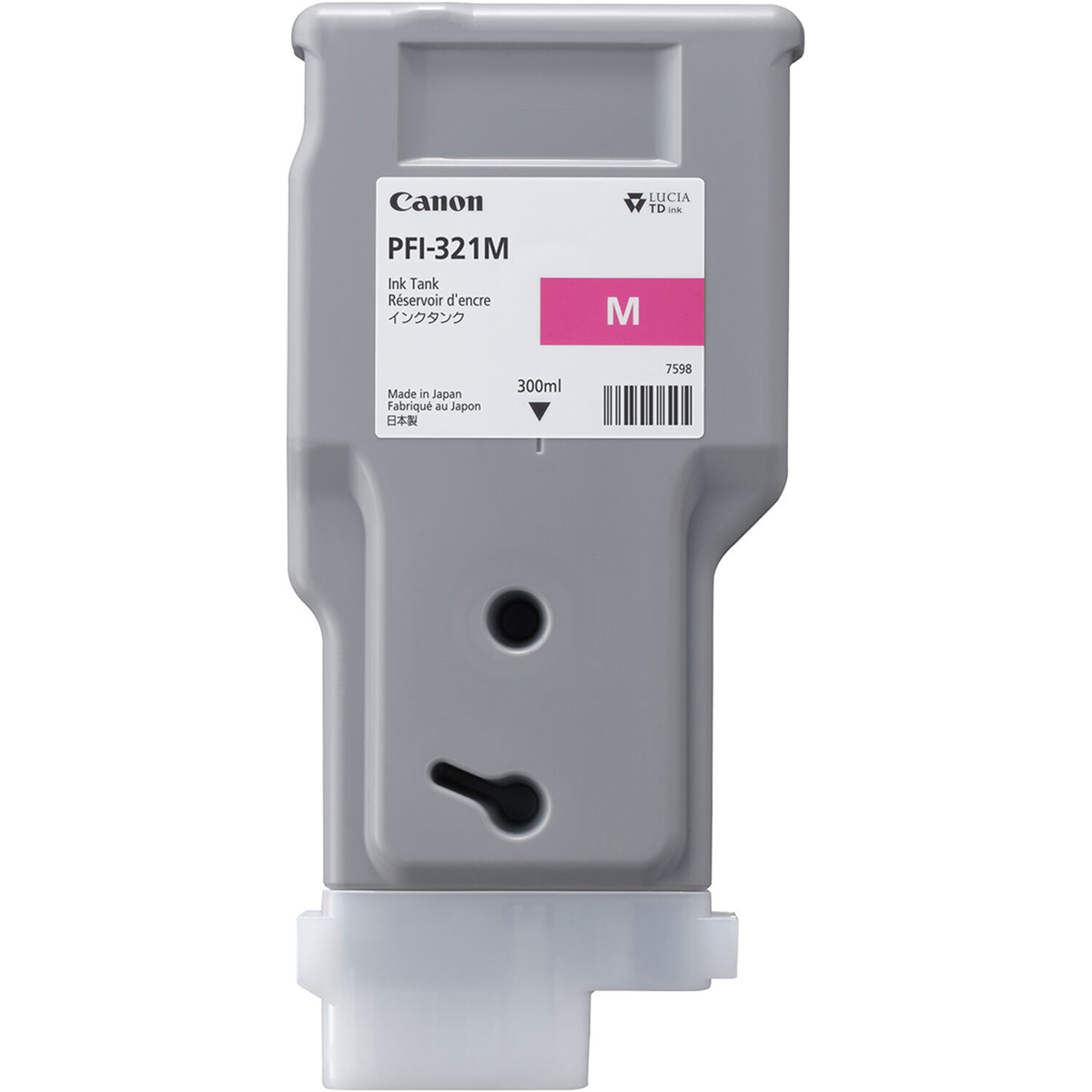 

Canon PFI-321M 1300ml Pigment Ink Tank for imagePROGRAF TM-250/350/355, Magenta