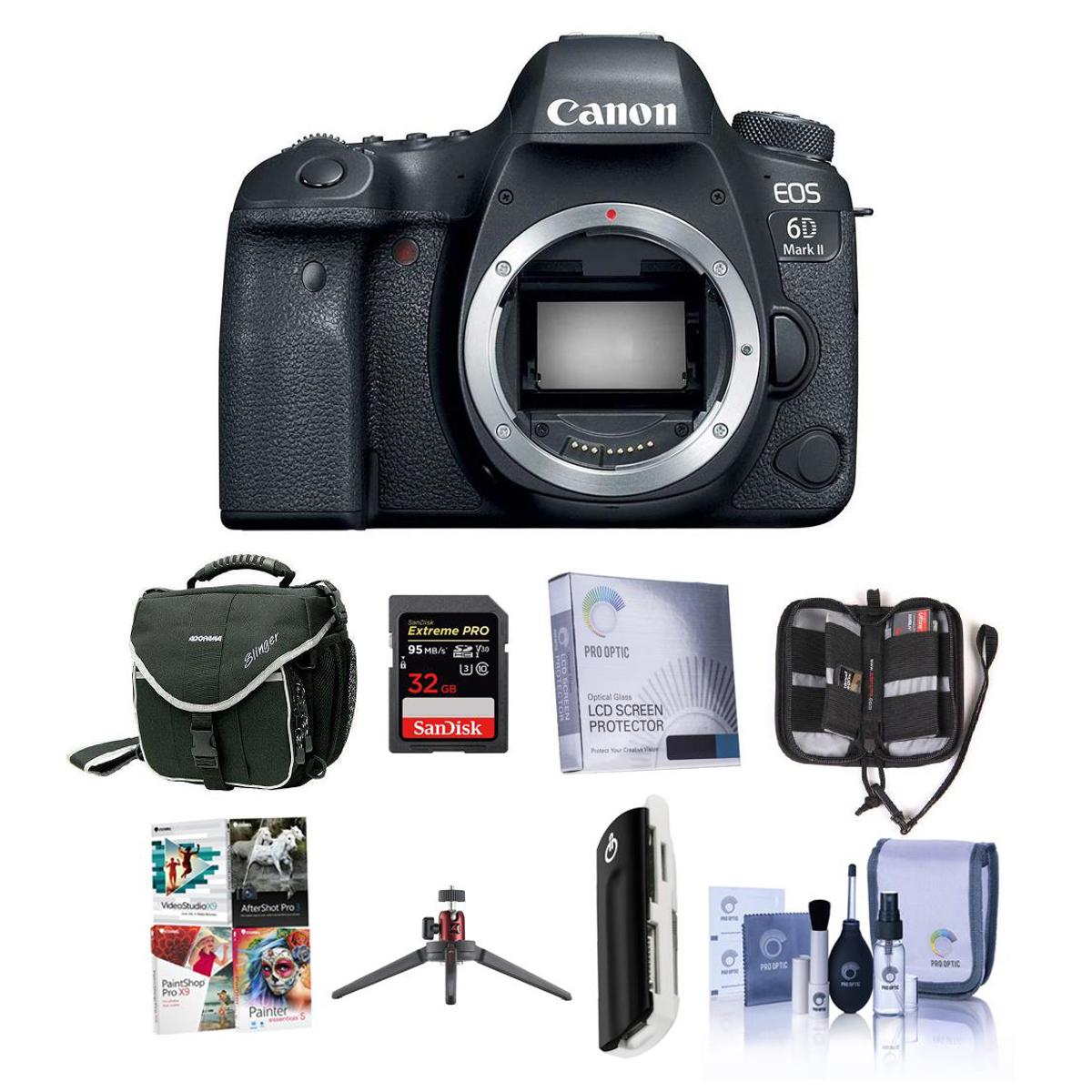 

Canon EOS 6D Mark II DSLR Body With Free Accessory Bundle