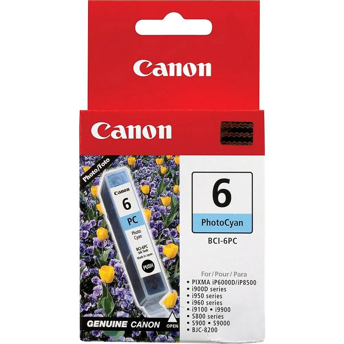 

Canon BCI-6PC Photo Cyan Ink Cartridge for Select PIXMA iP, i, S Series Printers
