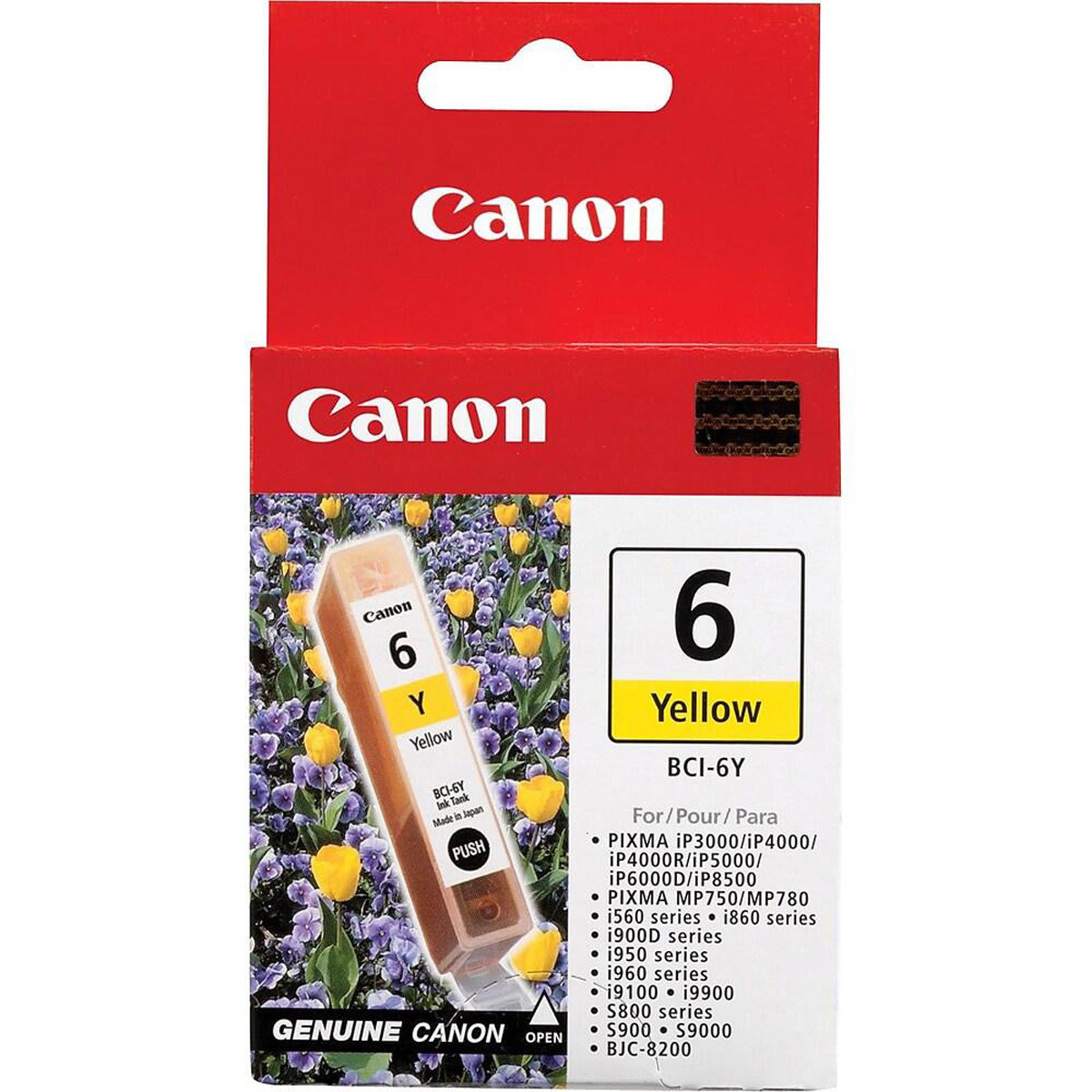 

Canon BCI-6Y Yellow Ink Cartridge for Select PIXMA, i, and S Series Printers