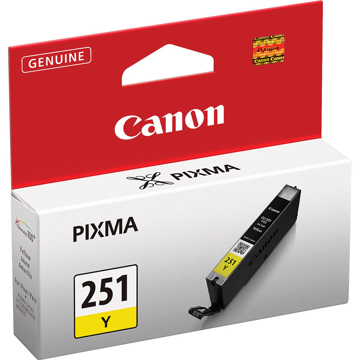 

Canon CLI-251 Yellow Ink Tank for Select PIXMA Printers