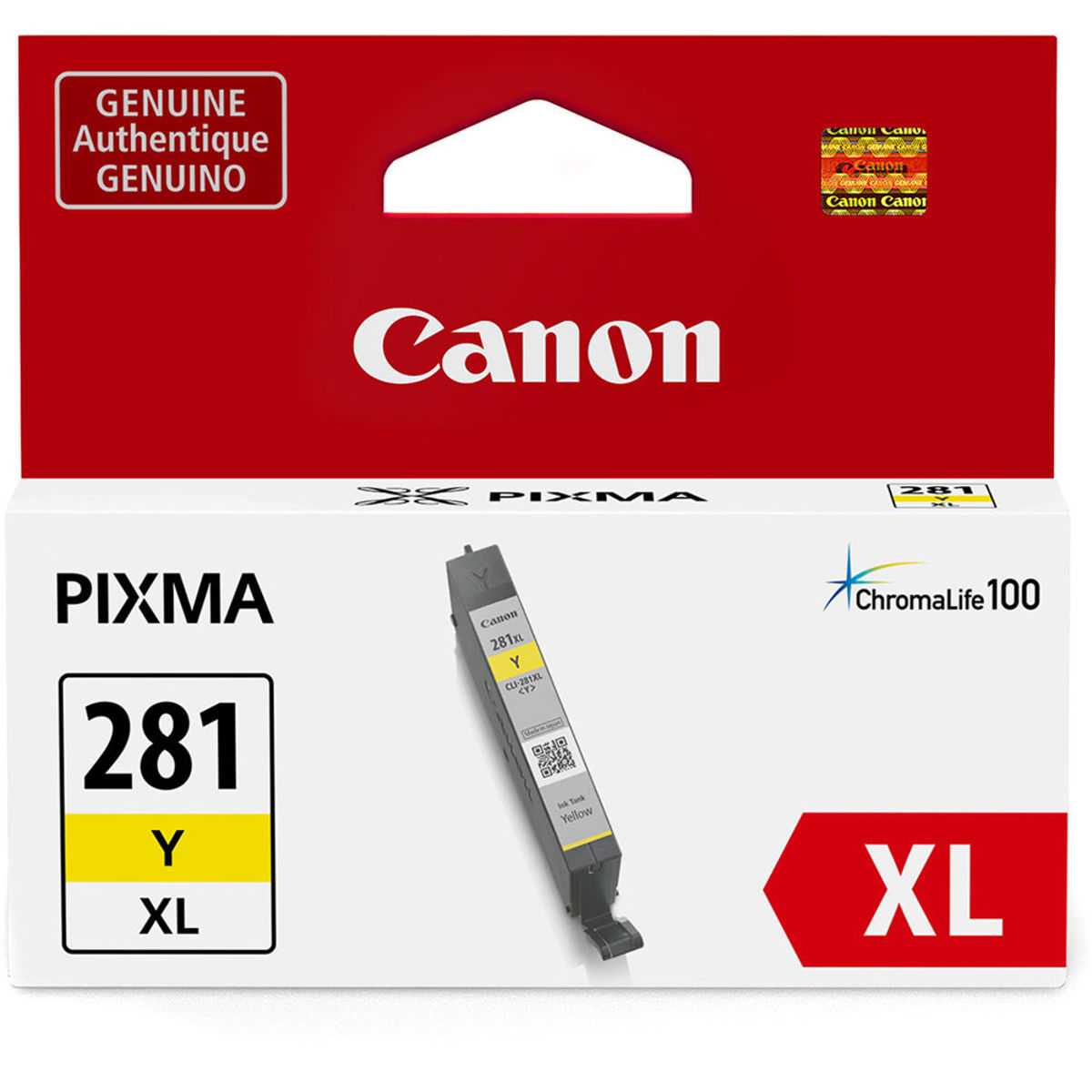 

Canon CLI-281 XL Yellow Ink Tank for Select PIXMA TR, TS Series Printers - 8.3ml