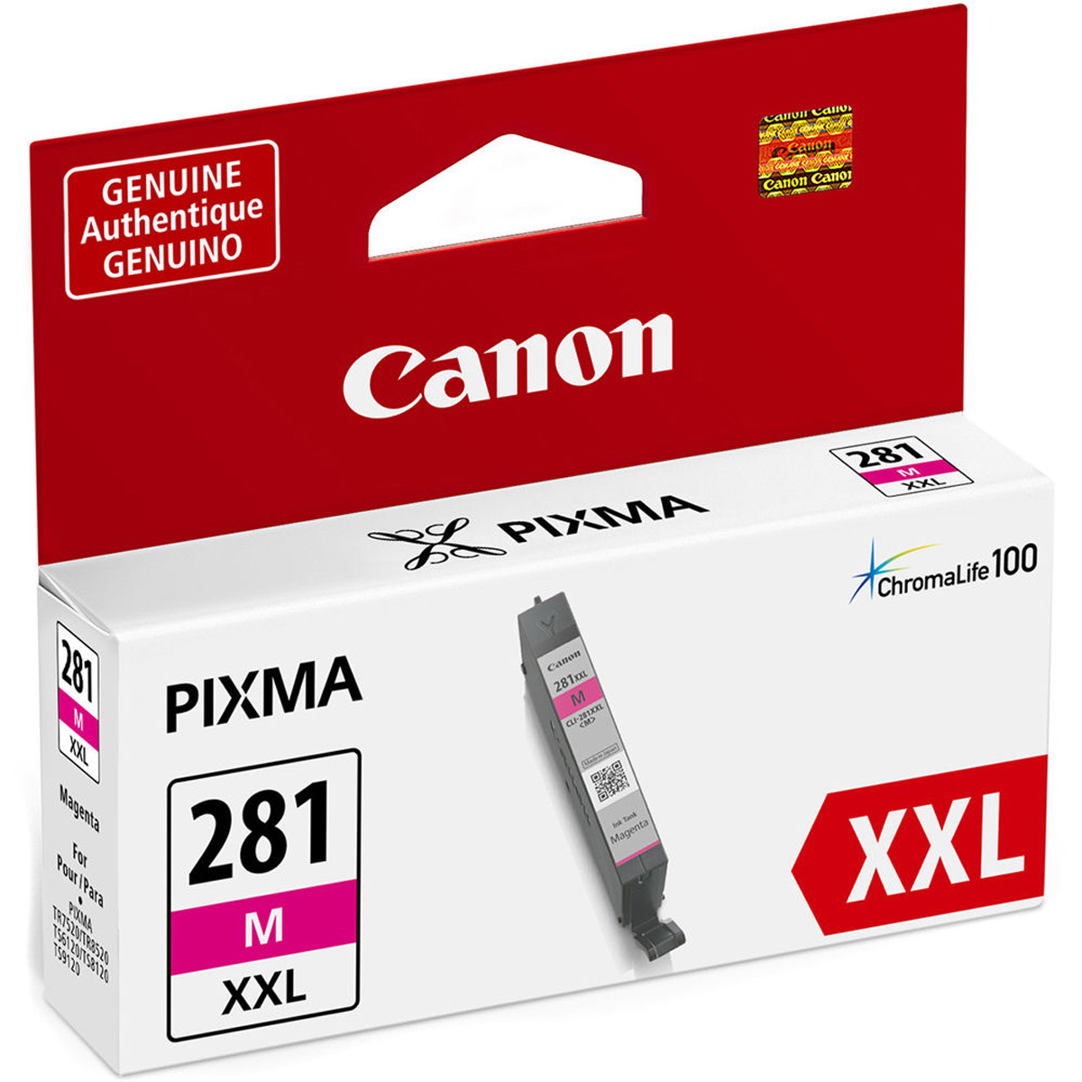 

Canon CLI-281 XXL Magenta Ink Tank for Select PIXMA Printers - 11.7ml