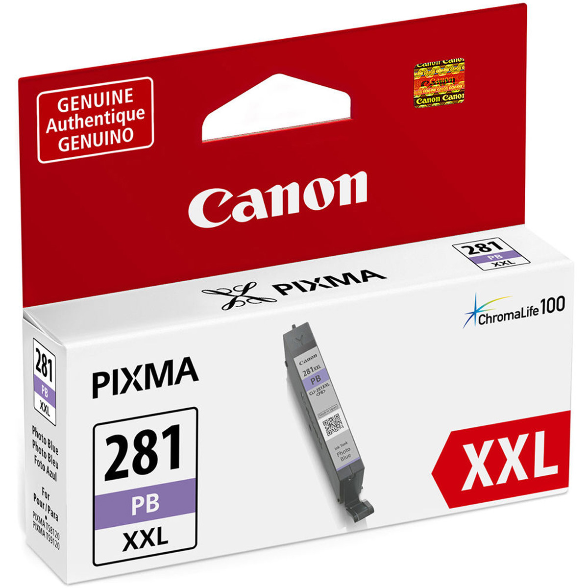 

Canon CLI-281 XXL Photo Blue Ink Tank for Select PIXMA Printers - 11.7ml