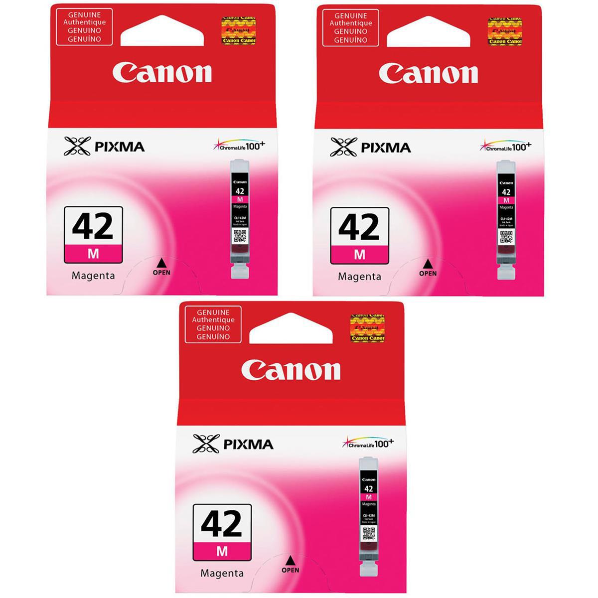 

Canon CLI-42 Magenta Ink Cartridge, 3-Pack