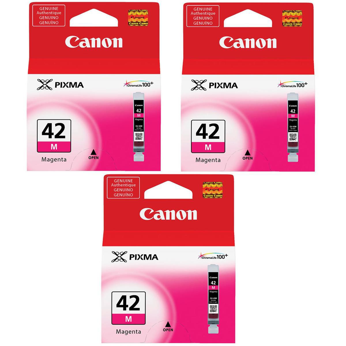 

Canon CLI-42 Magenta Ink Cartridge, 3-Pack