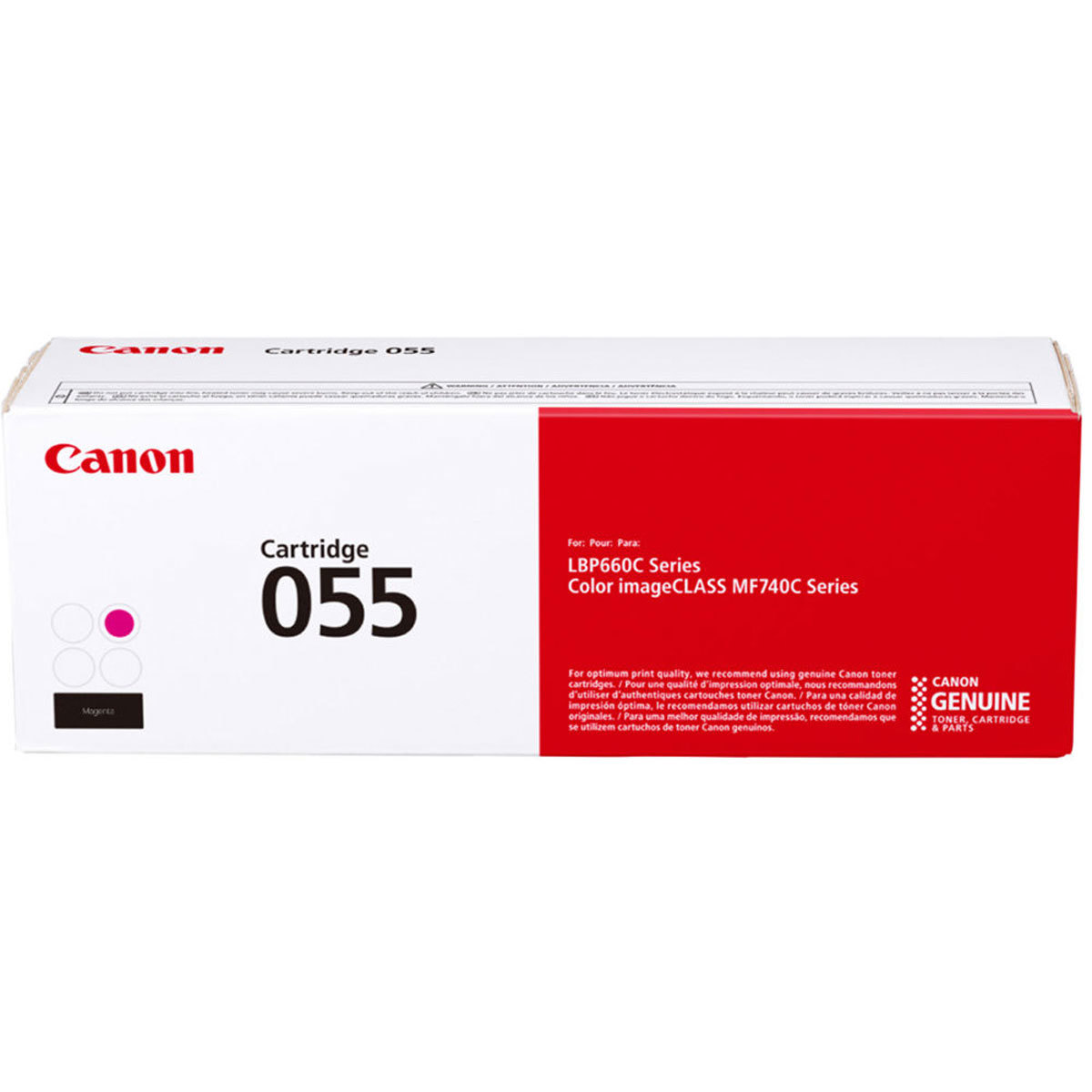 

Canon CRG 055 Standard Capacity Toner Cartridge for MF743 & MF741, Magenta