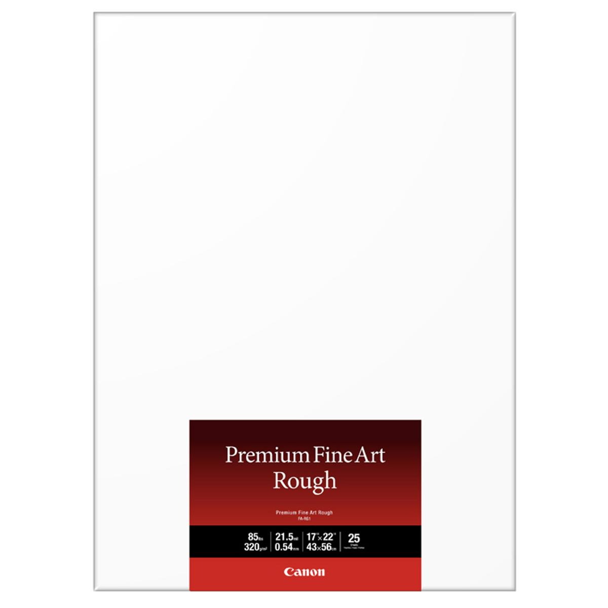

Canon Premium Fine Art Rough Photo Paper, 17x22", 25 Sheets