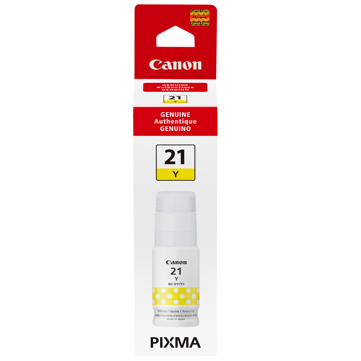 

Canon GI-21 70 ml Yellow Ink Bottle for Select Canon MegaTank Printers