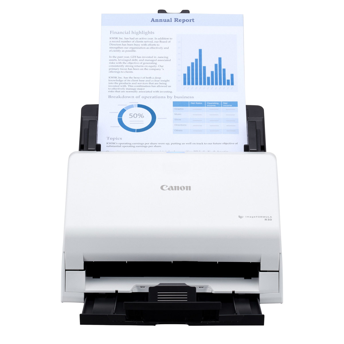 Сканер офисных документов Canon imageFORMULA R30 #6051C002AA