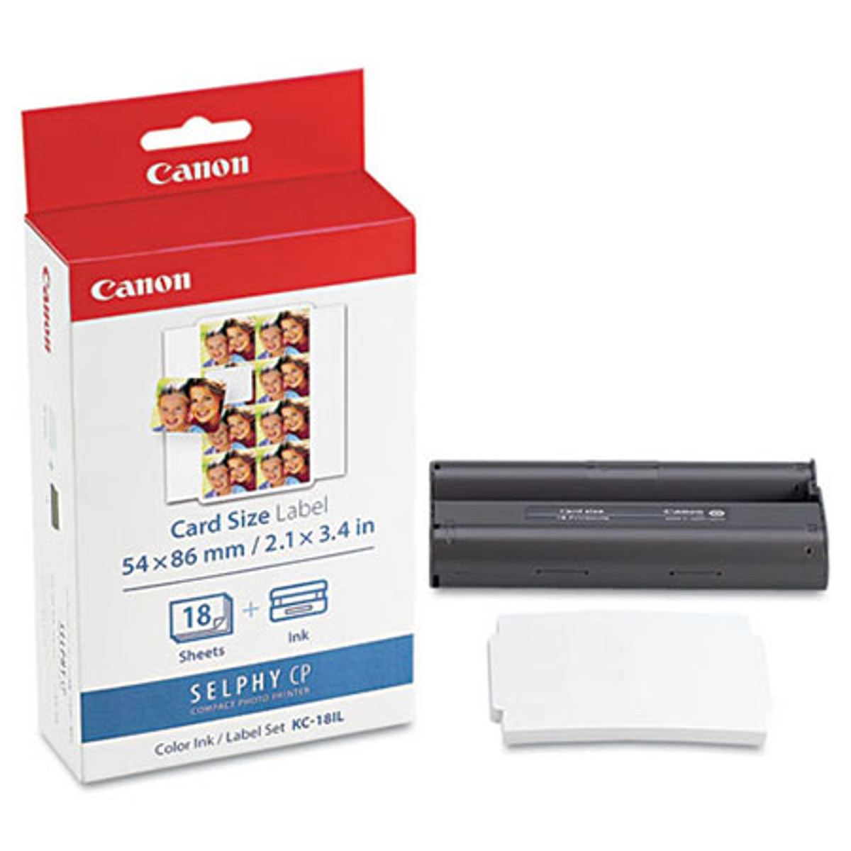

Canon KC-18IL Color Ink Cartridge and Mini Label Set