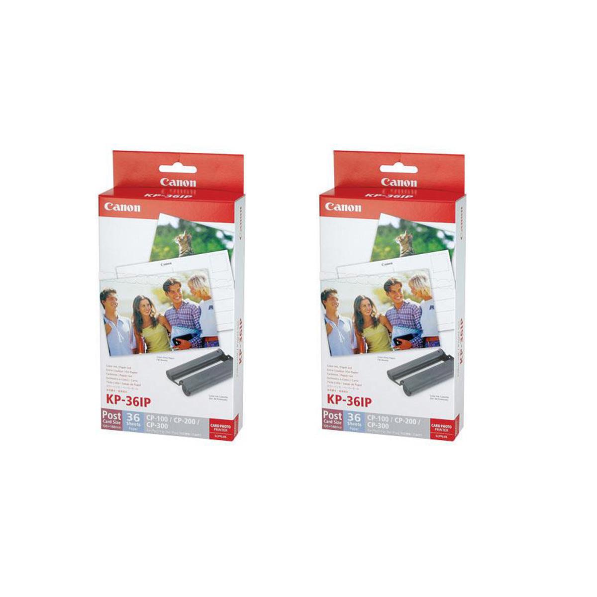 Комплект цветных чернил и бумаги Canon KP-36IP из 2 упаковок #7737A001 2