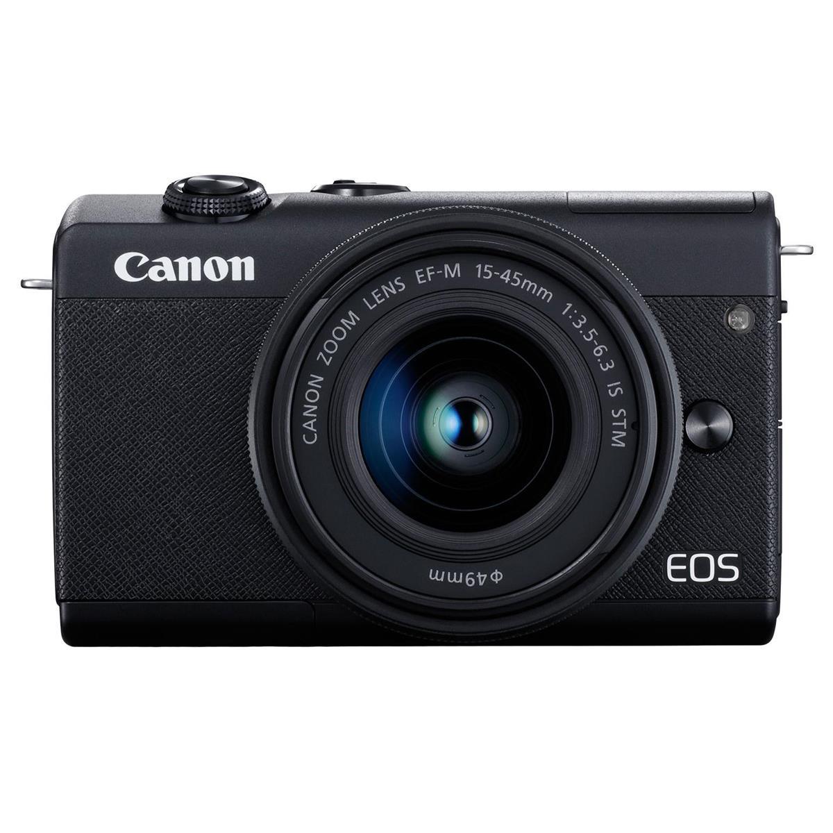 Image of Canon EOS M200 Mirrorless Camera with EF-M 15-45mm f/3.5-6.3 IS STM Lens