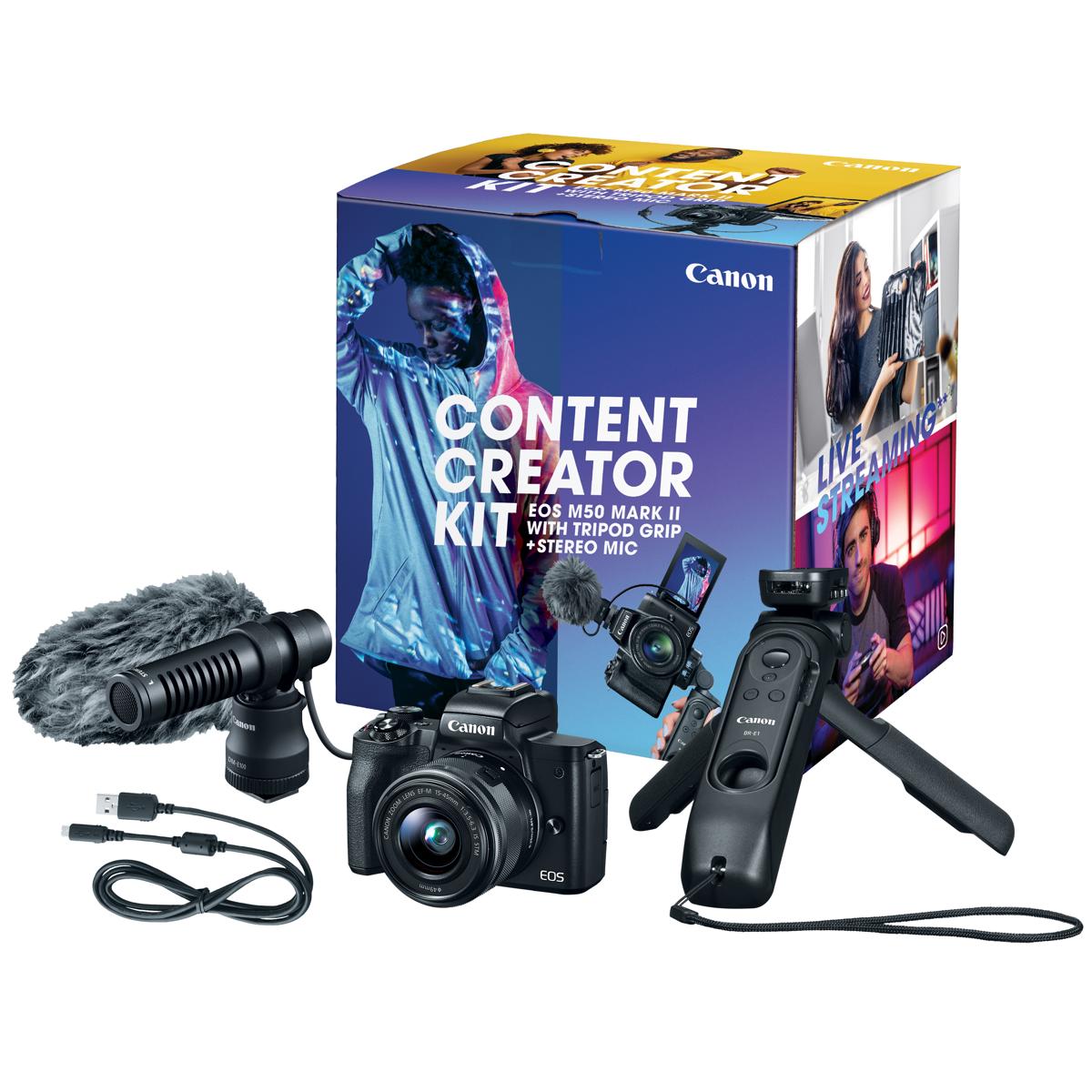

Canon EOS M50 Mark II Content Creator Kit