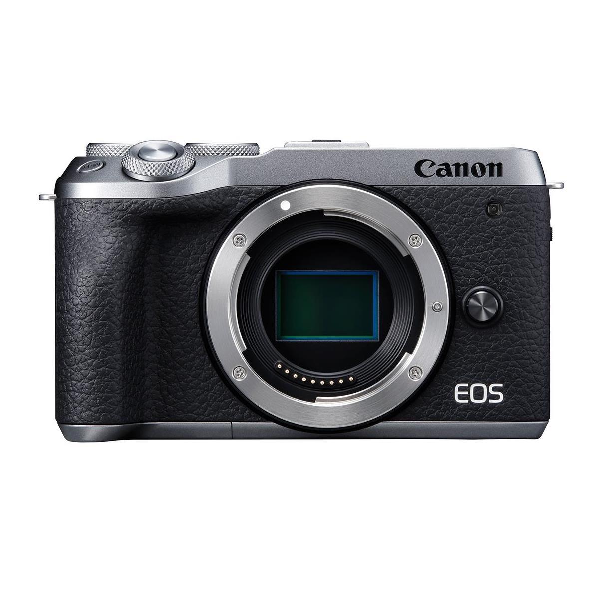 Canon EOS M6 Mark II Mirrorless Digital Camera Body, Silver