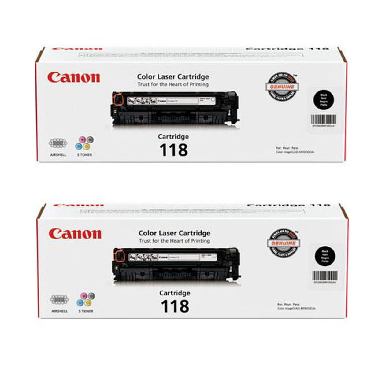 

Canon 2x 118 Black Toner Cartridge for imageCLASS MF8350