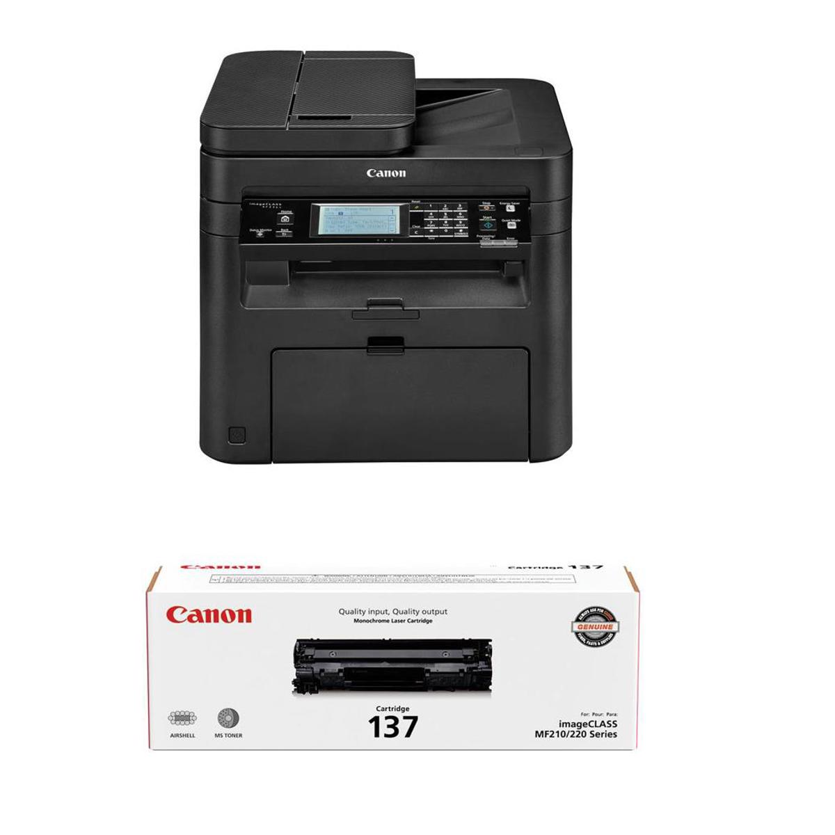 

Canon imageCLASS MF236N All-in-One Monochrome Laser Printer With Canon 137 Cartr