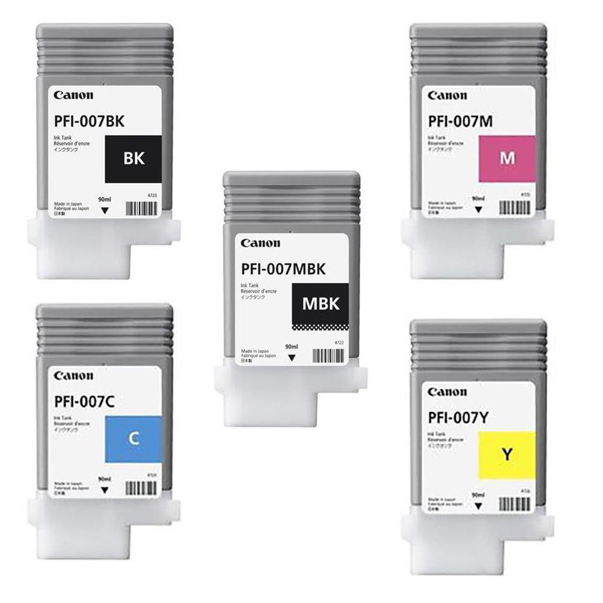 

Canon Ink Tank Bundle f/iPF670E Printer - Yellow/Black/Matte Black/Cyan/Magenta