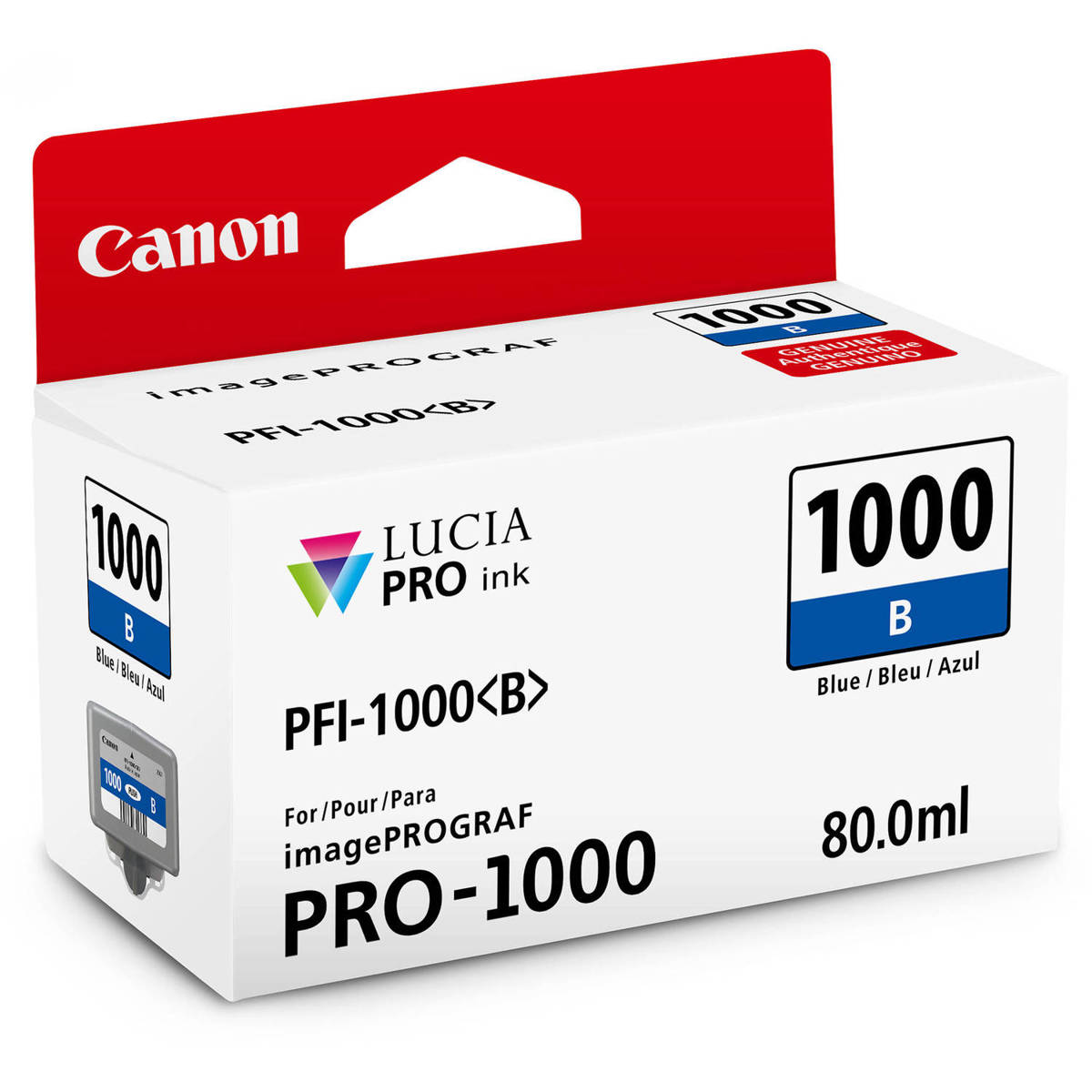 

Canon PFI-1000B Blue LUCIA PRO ink for imagePROGRAF PRO-1000