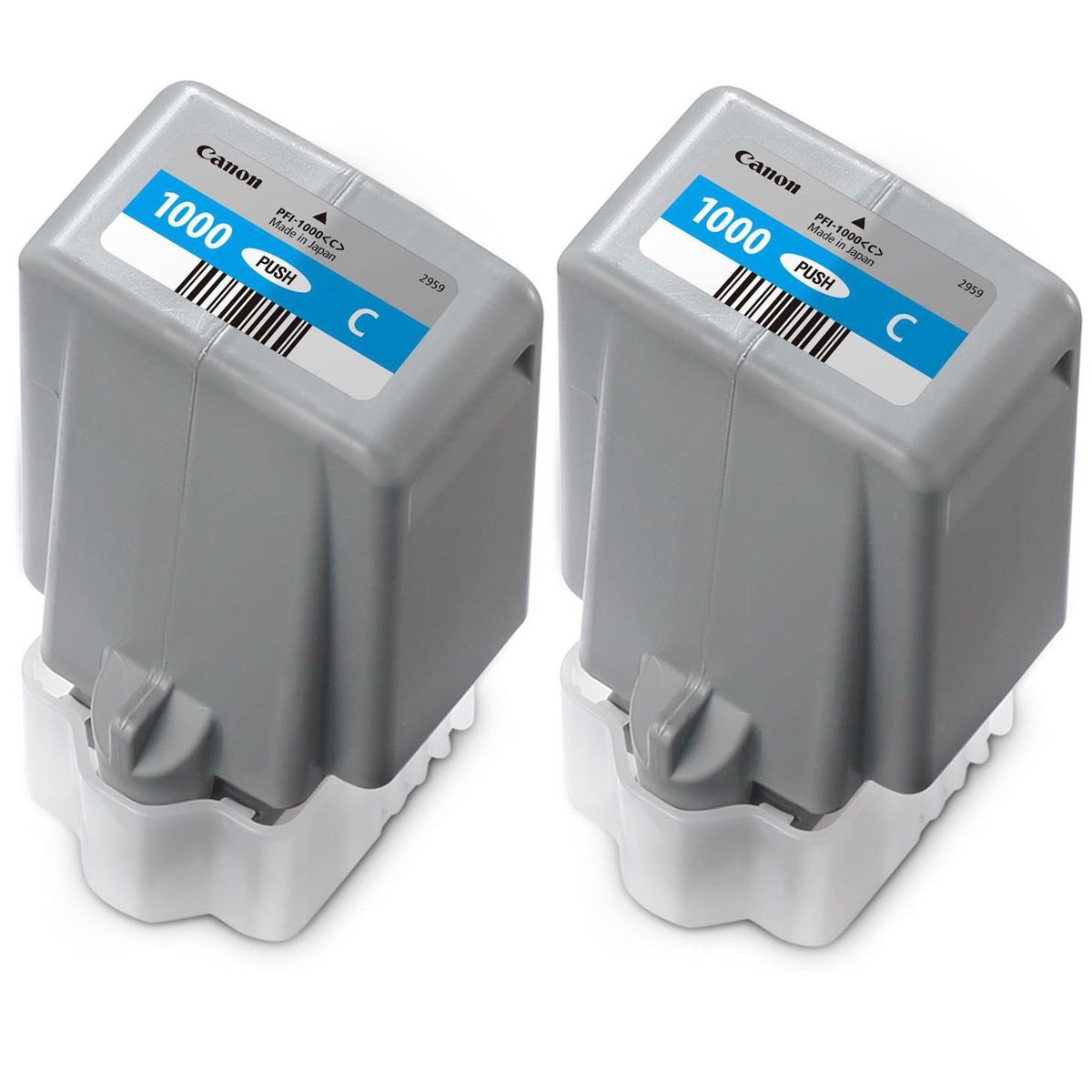 

Canon 2 Pack PFI-1000 C Cyan LUCIA PRO ink for imagePROGRAF PRO-1000