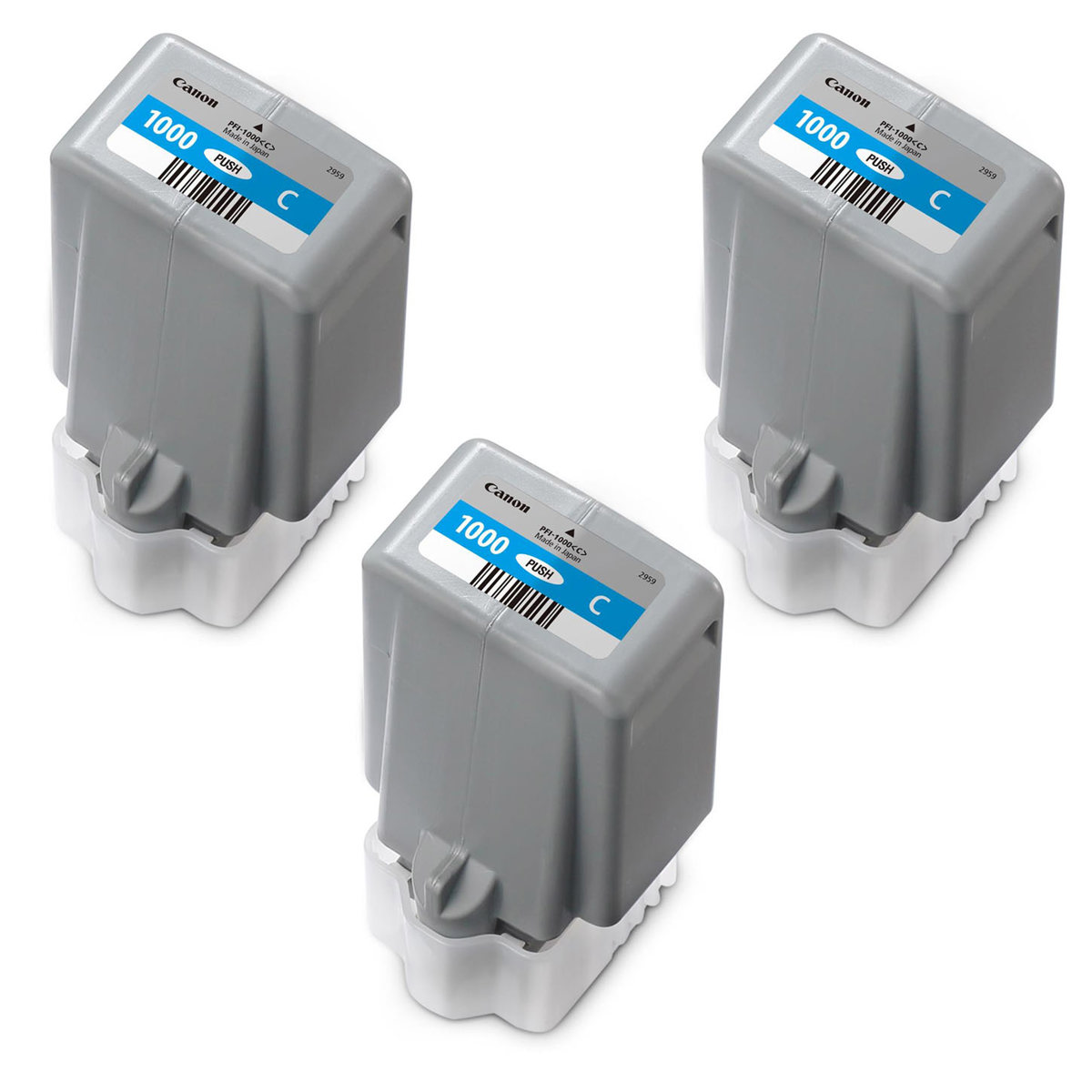 

Canon 3 Pack PFI-1000 C Cyan LUCIA PRO ink for imagePROGRAF PRO-1000
