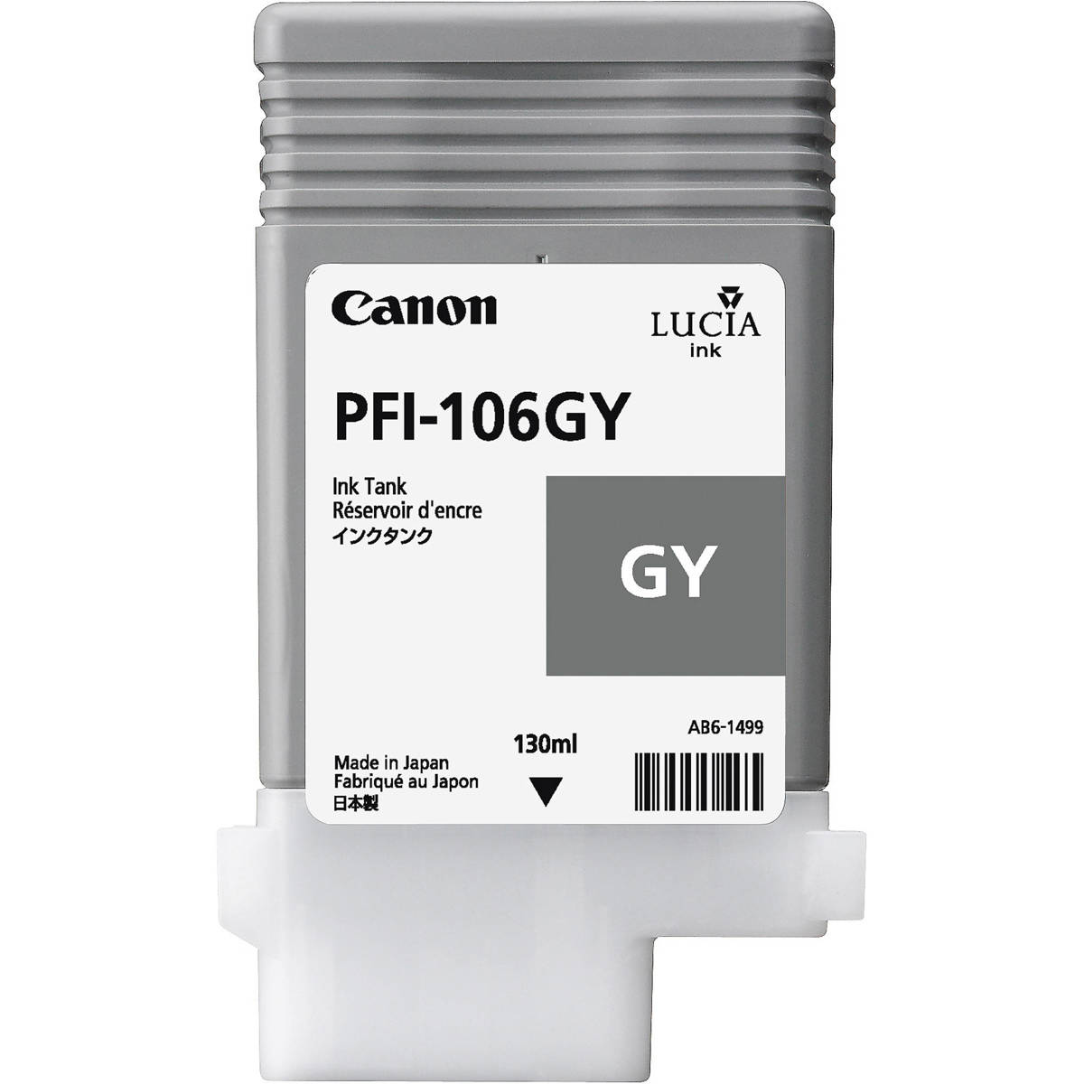 

Canon PFI106 Pigment Ink Tank, Gray
