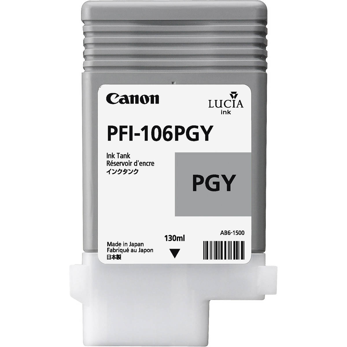 

Canon PFI106 Pigment Ink Tank, Photo Gray