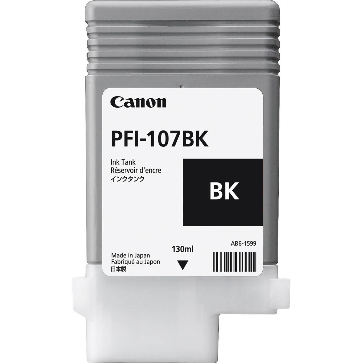

Canon PFI-107 130ml Ink Tank for Canon iPF680/685/780/785, Black