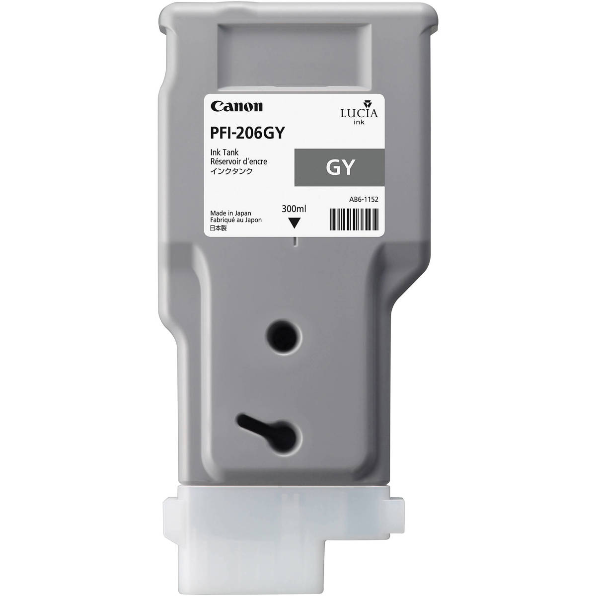 

Canon PFI206 Pigment Ink Tank, Gray