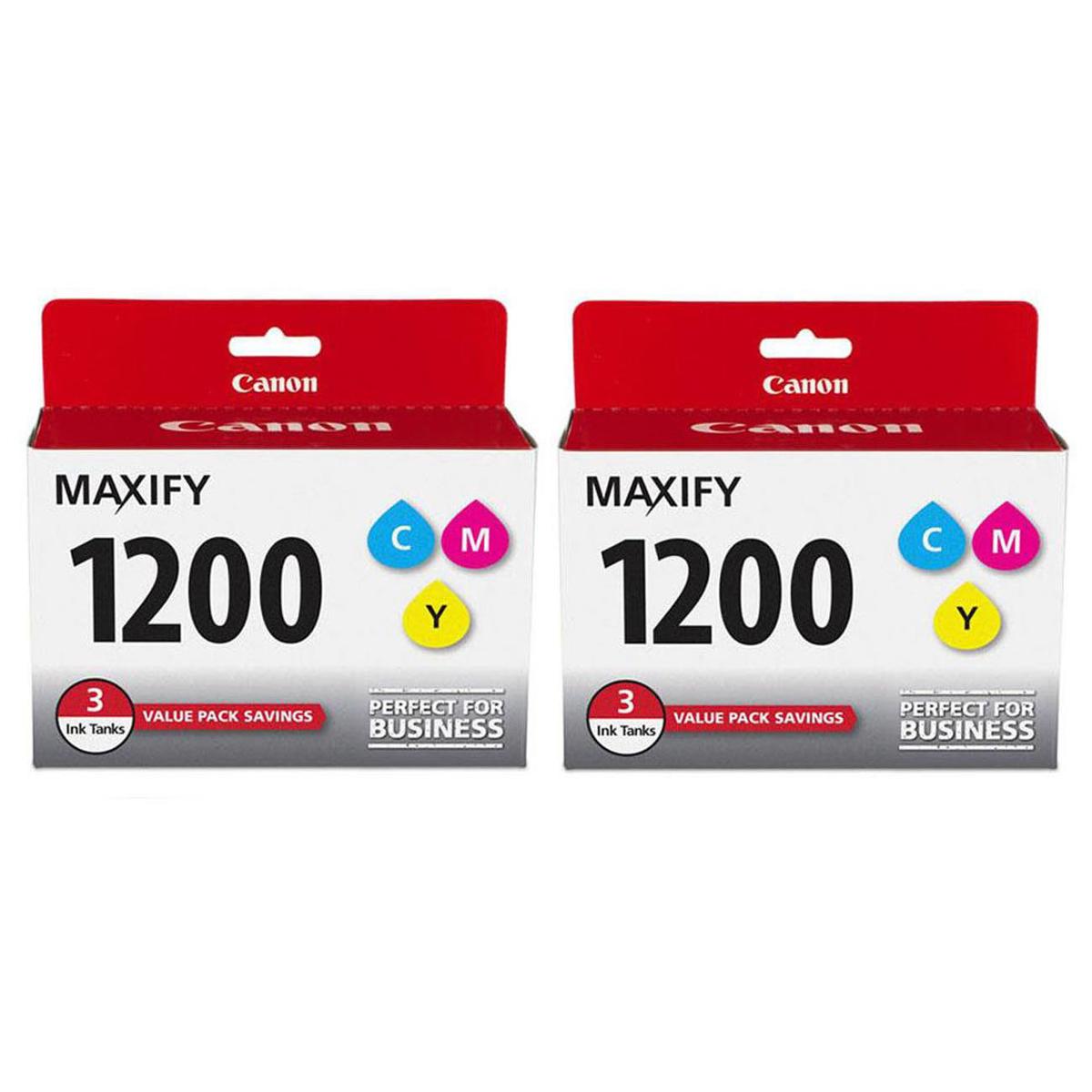 

Canon 2 Pack PGI-1200 Ink Cartridges for MAXIFY MB Series Printers, 3 Pack