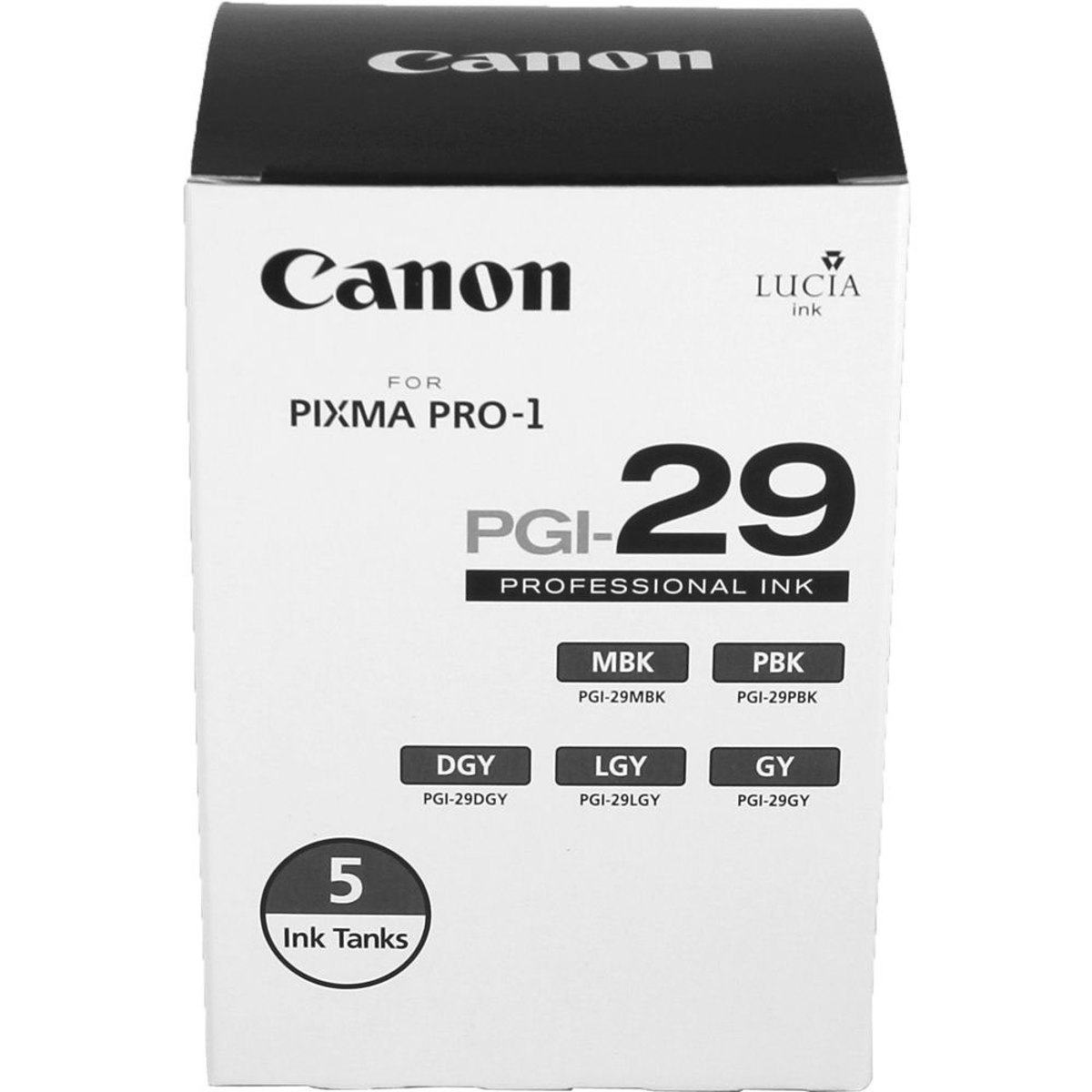 Image of Canon PGI-29 Five Monochrome Pack of Ink Tanks