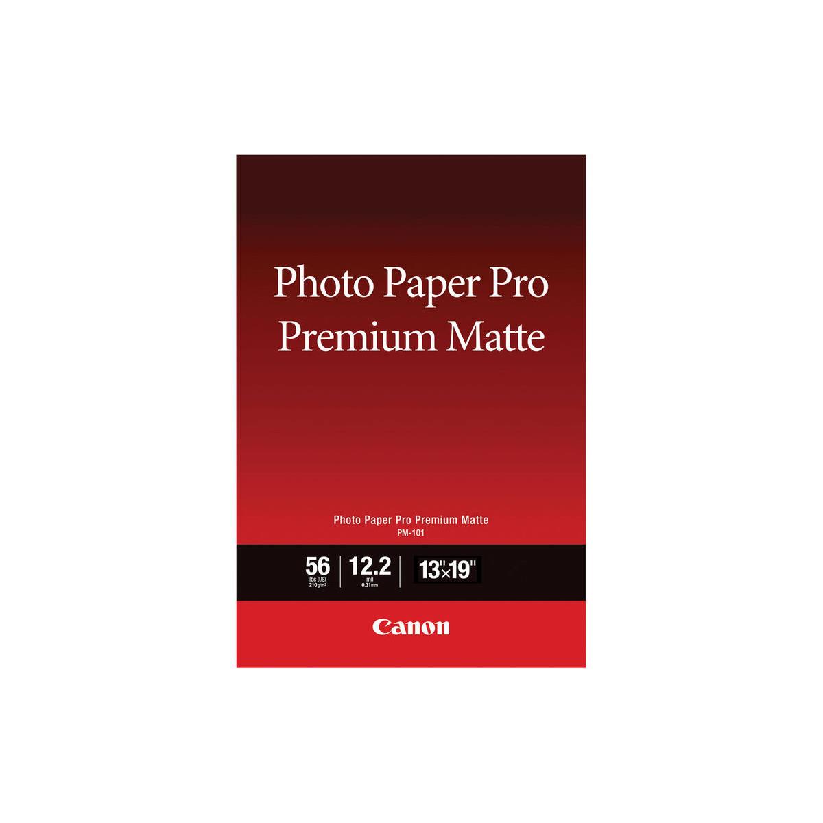Image of Canon PM-101 Matte Premium Photo Paper (13x19&quot;)