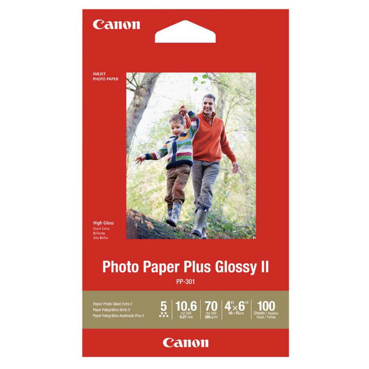 

Canon PP-301 Glossy Photo Paper (4x6"), 100 Sheets