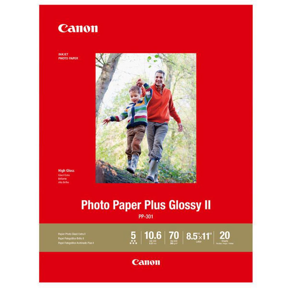 Image of Canon PP-301 Glossy Photo Paper (8.5x11&quot;)