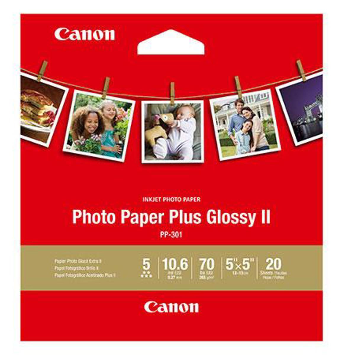 Image of Canon Photo Paper Plus II Glossy Surface Gloss Inkjet Photo Paper